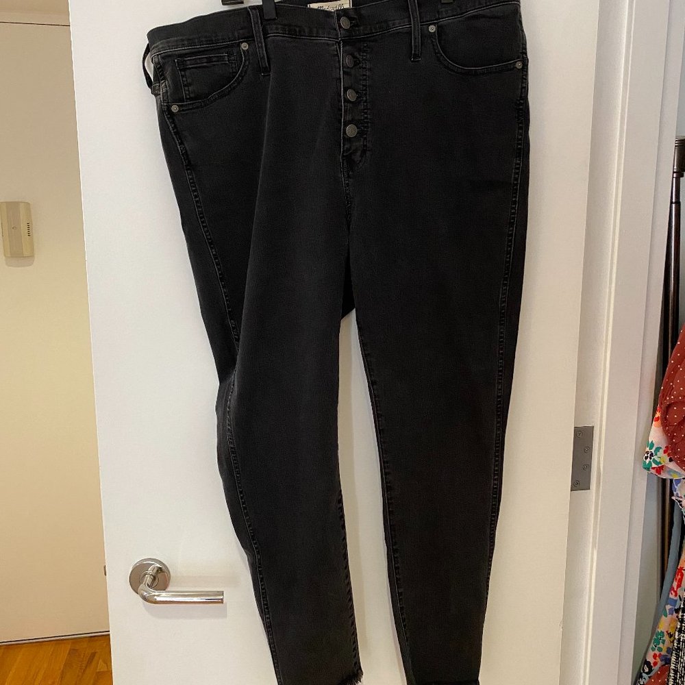 Madewell 10-Inch High Waist Skinny Jeans Button-Through Edition